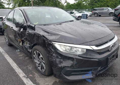 2017 Honda Civic Ex from USA, damaged, VIN 2HGFC2F71HH530682